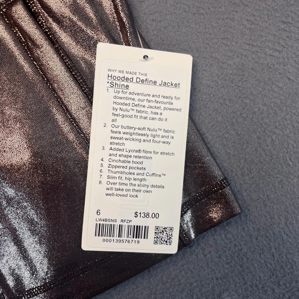 Metallic Hooded Jacket - Picture 3 of 5